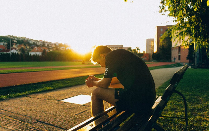 man after a long run